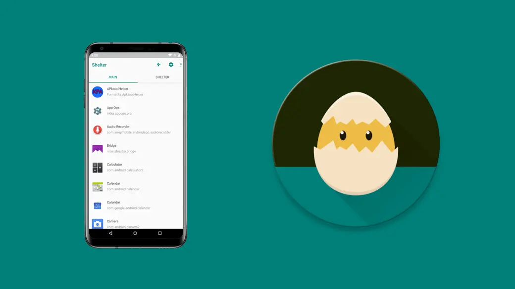 Schermata dell&rsquo;app Shelter