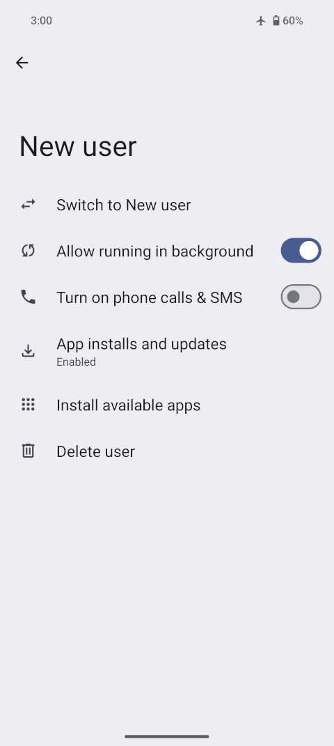 Device unlock settings