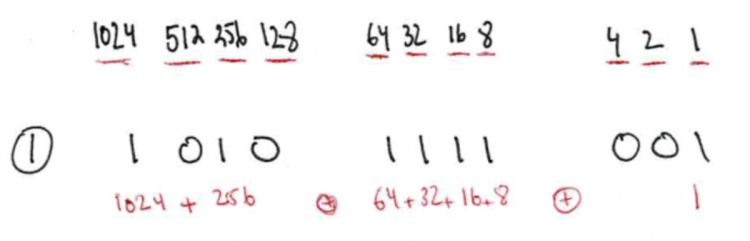 Somma colonne binarie